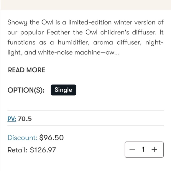 Brand new owl diffuser - Picture 5 of 5